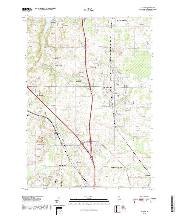 USGS Topographic Map – Jackson