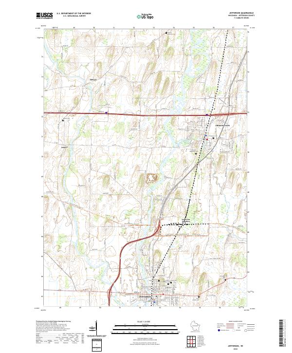 USGS Topographic Map – Jefferson