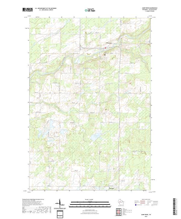USGS Topographic Map – Jump River