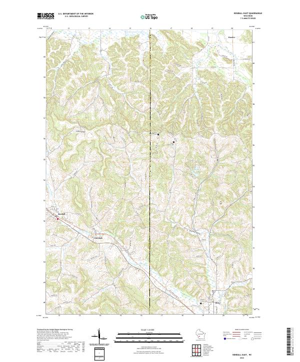 USGS Topographic Map – Kendall East