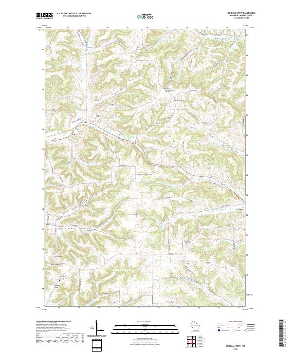 USGS Topographic Map – Kendall West