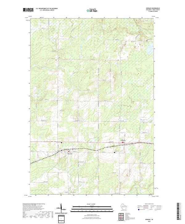 USGS Topographic Map – Kennan