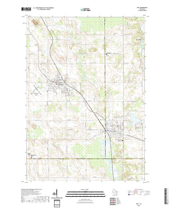 USGS Topographic Map – Kiel
