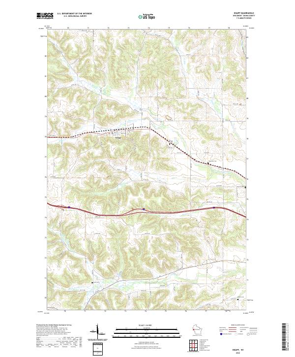USGS Topographic Map – Knapp