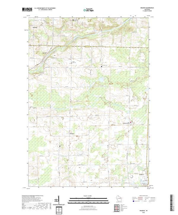 USGS Topographic Map – Krakow