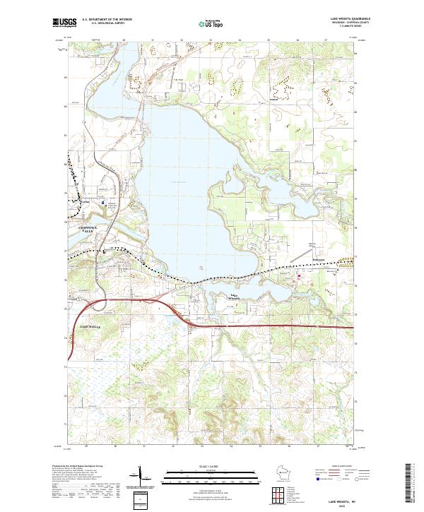 USGS Topographic Map – Lake Wissota