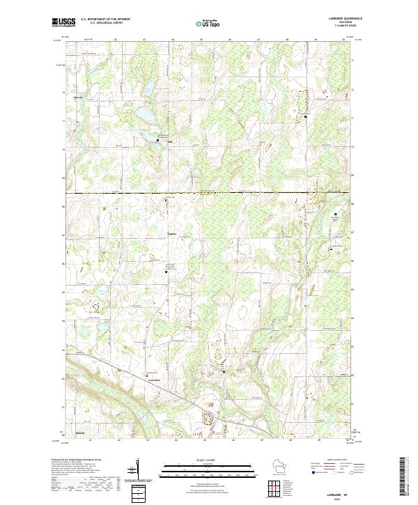 USGS Topographic Map – Larrabee