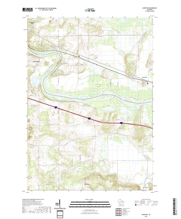 USGS Topographic Map – Lewiston