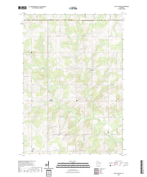 USGS Topographic Map – Little Chicago