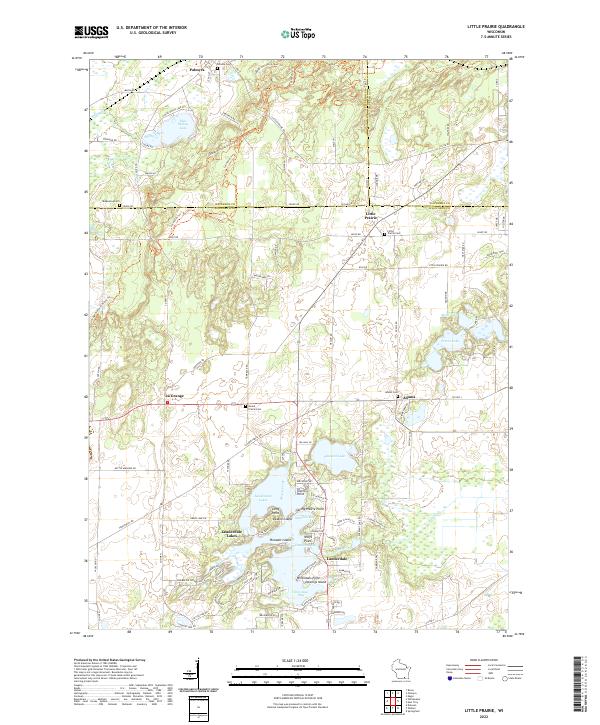 USGS Topographic Map – Little Prairie