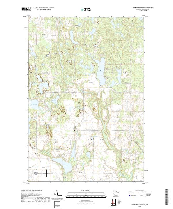 USGS Topographic Map – Lower Vermillion Lake