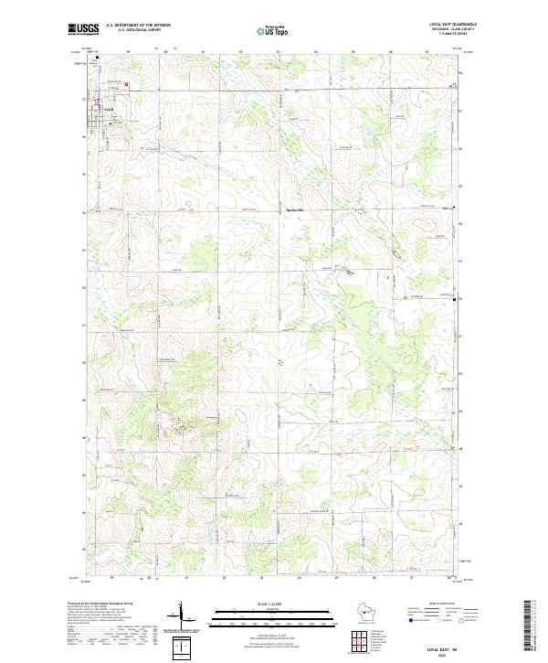 USGS Topographic Map – Loyal East