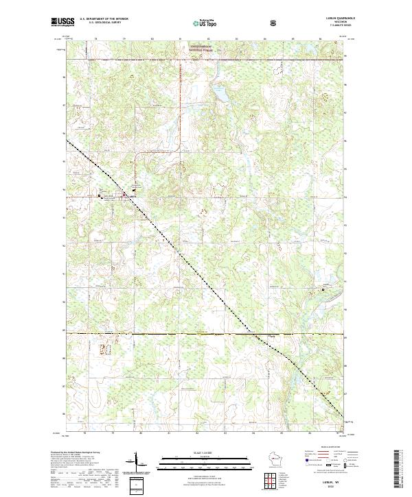 USGS Topographic Map – Lublin