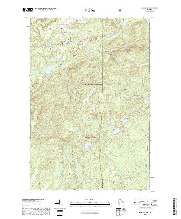 USGS Topographic Map – Marengo Lake