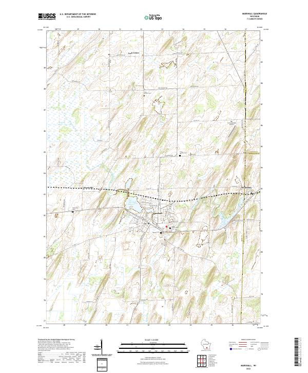 USGS Topographic Map – Marshall