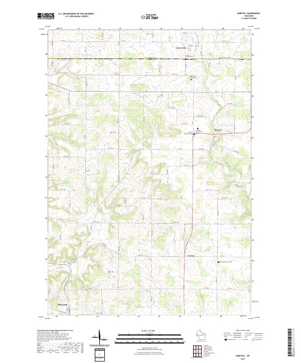 USGS Topographic Map – Martell
