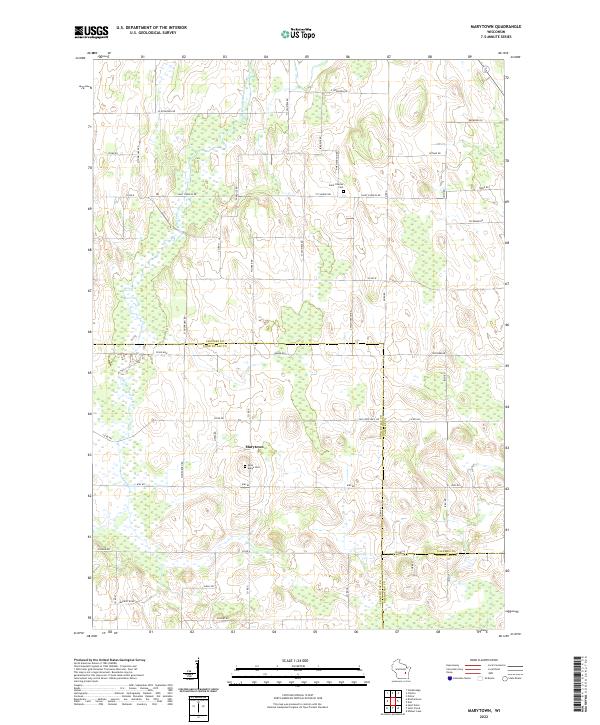 USGS Topographic Map – Marytown