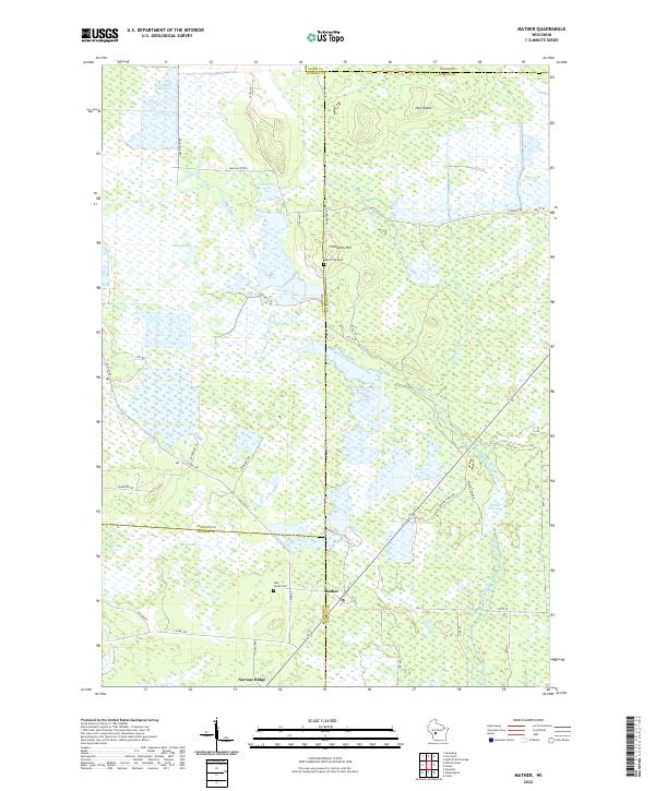 USGS Topographic Map – Mather