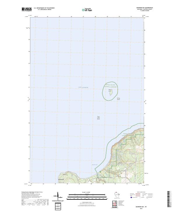 USGS Topographic Map – Mawikwe Bay