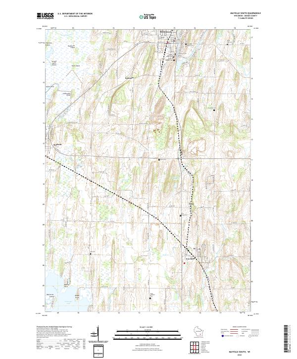 USGS Topographic Map – Mayville South