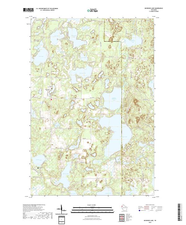 USGS Topographic Map – McKenzie Lake