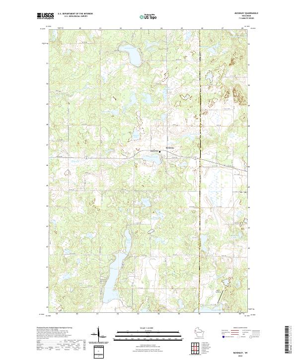 USGS Topographic Map – McKinley