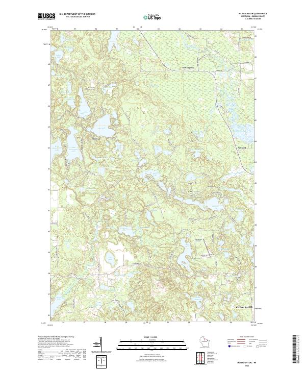 USGS Topographic Map – McNaughton