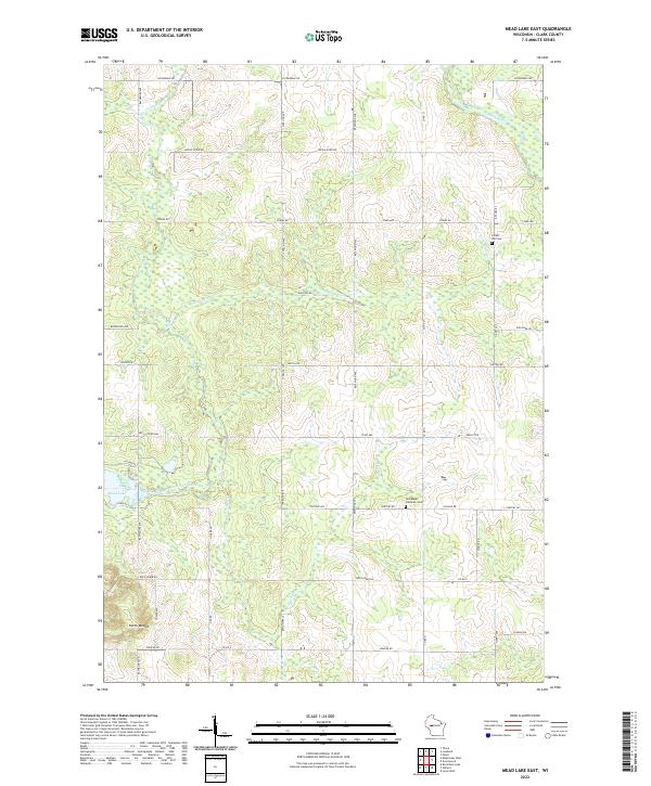 USGS Topographic Map – Mead Lake East