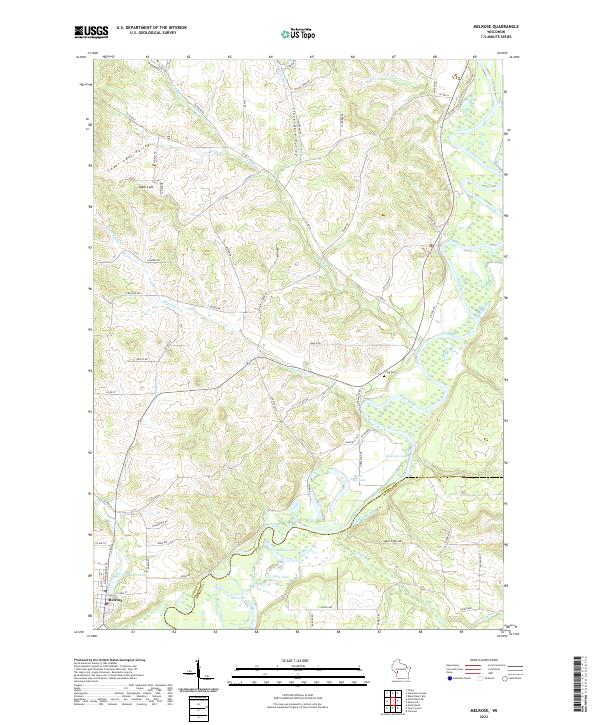 USGS Topographic Map – Melrose