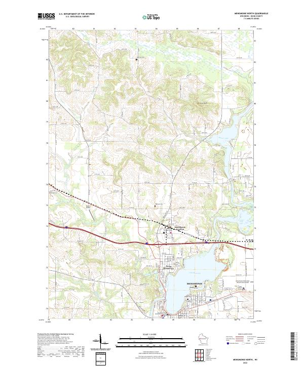 USGS Topographic Map – Menomonie North