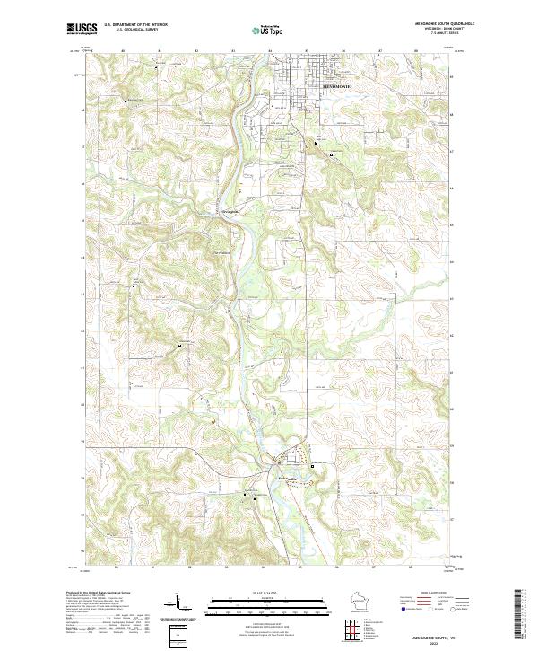 USGS Topographic Map – Menomonie South