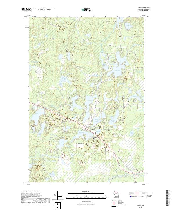 USGS Topographic Map – Mercer