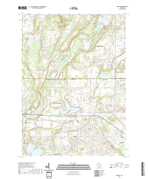 USGS Topographic Map – Merton
