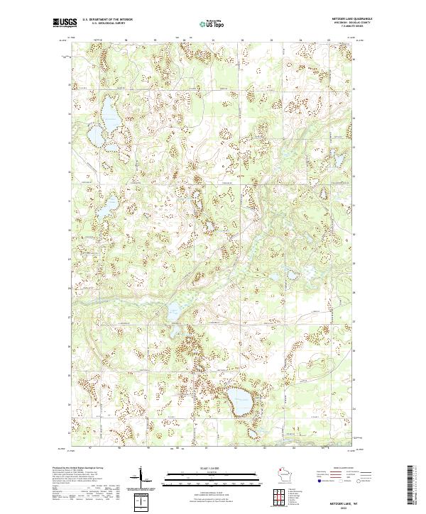 USGS Topographic Map – Metzger Lake