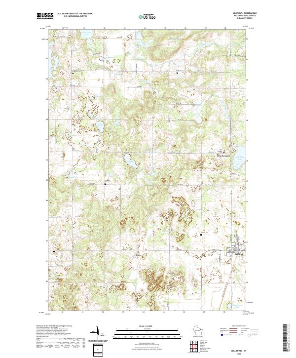 USGS Topographic Map – Milltown