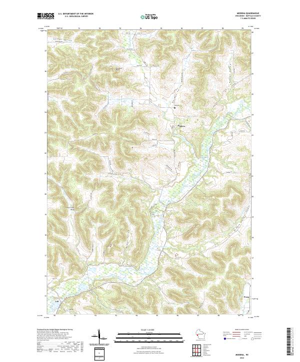 USGS Topographic Map – Modena