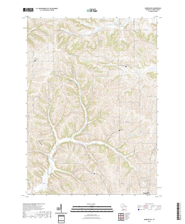 USGS Topographic Map – Monroe NW