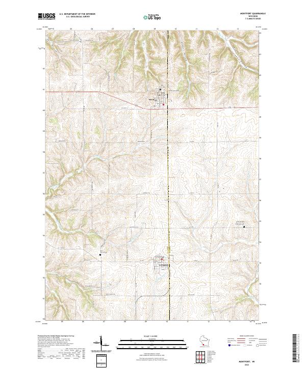 USGS Topographic Map – Montfort