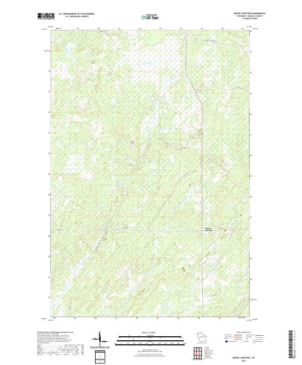 USGS Topographic Map – Moose Junction