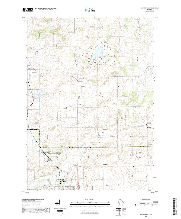 USGS Topographic Map – Morrisonville