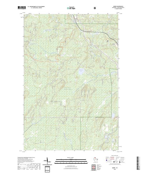 USGS Topographic Map – Morse