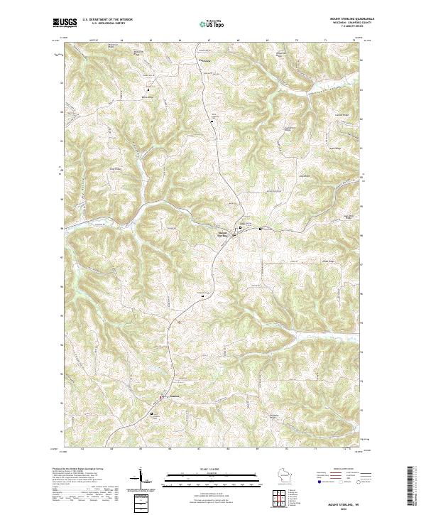USGS Topographic Map – Mount Sterling
