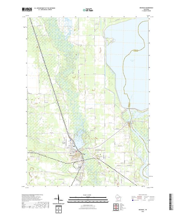 USGS Topographic Map – Necedah