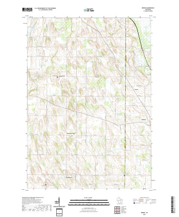 USGS Topographic Map – Nenno
