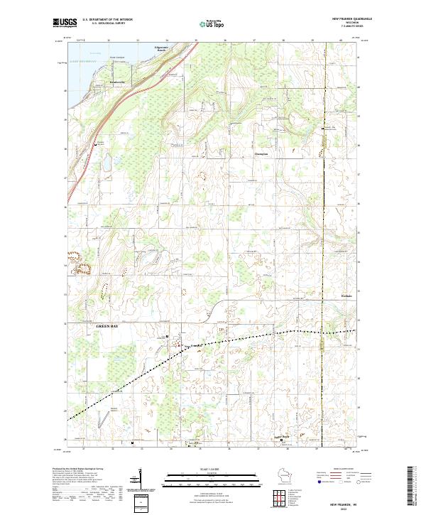 USGS Topographic Map – New Franken