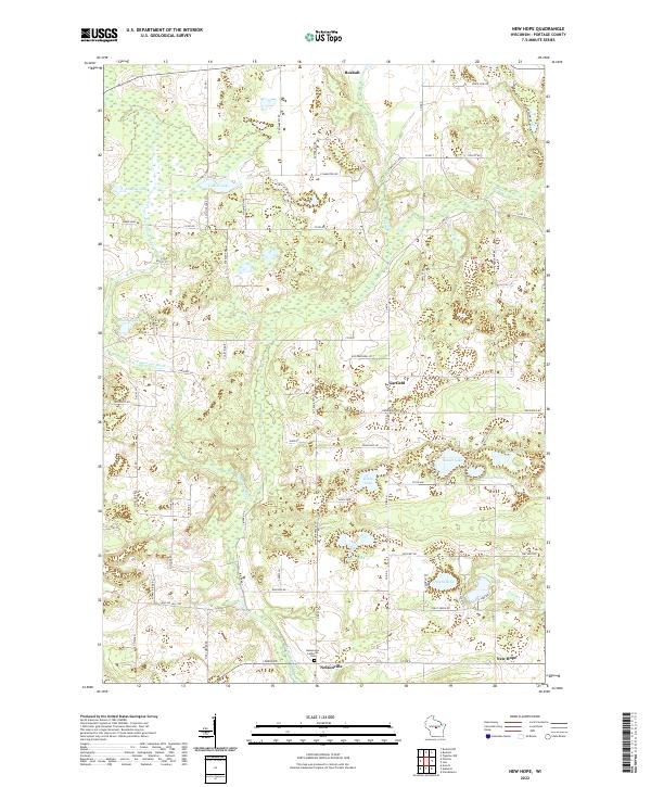 USGS Topographic Map – New Hope