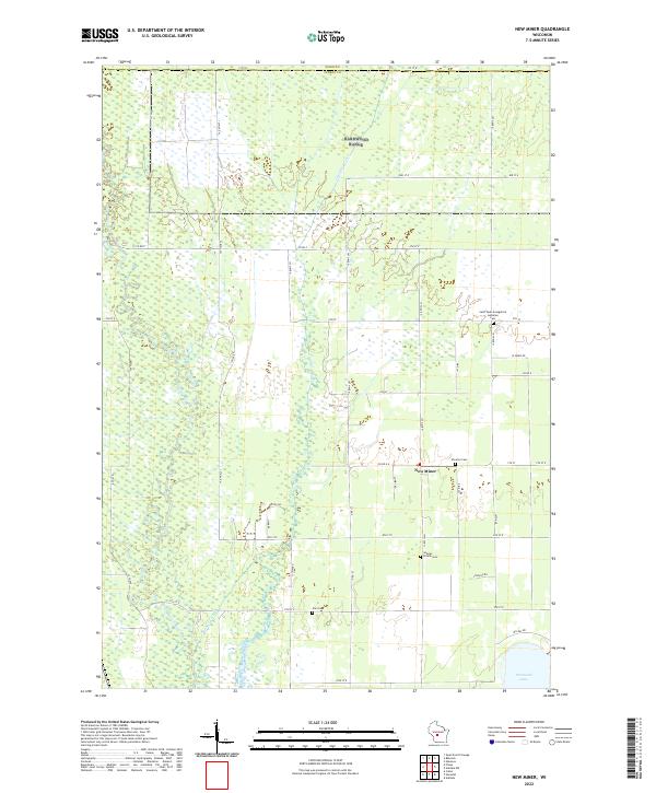 USGS Topographic Map – New Miner