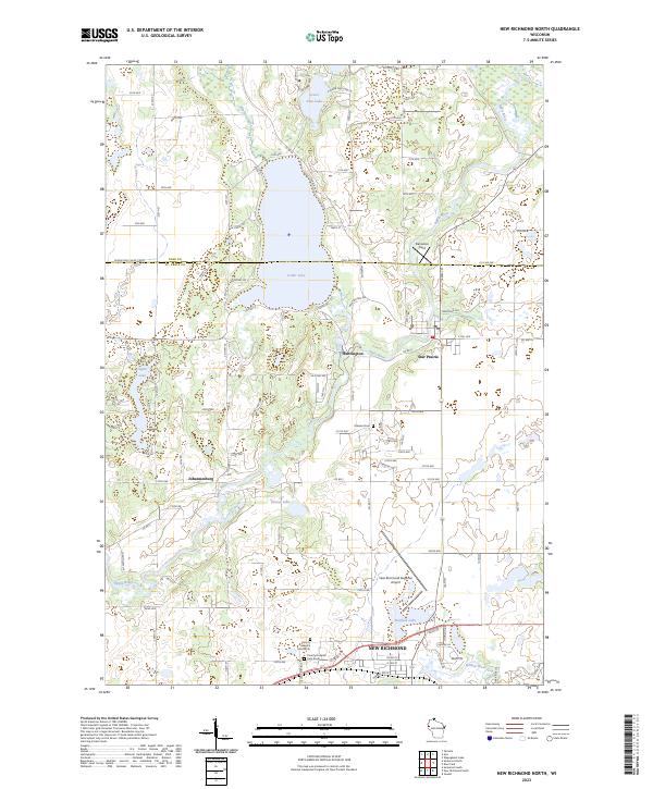 USGS Topographic Map – New Richmond North