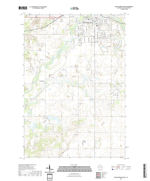 USGS Topographic Map – New Richmond South