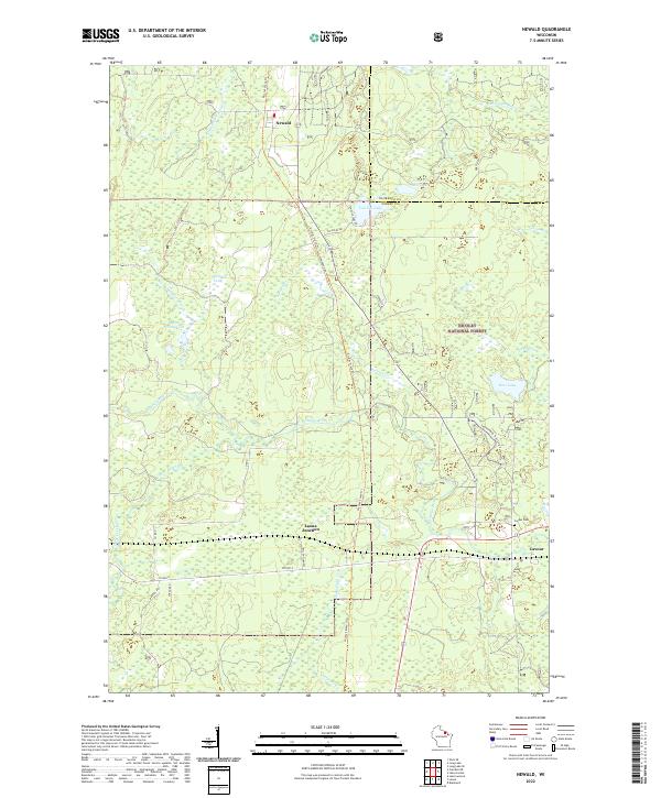 USGS Topographic Map – Newald